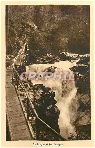 Cartes postales Gorges de la Diosaz Une Merveille de la Nature Servoz (alt 814 m) pres Chamonix En Longeant les