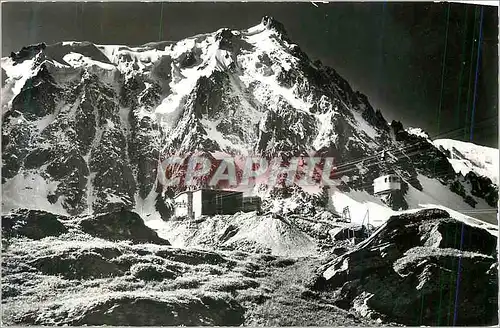 Cartes postales moderne De L'Audace et Voice le Teleferique de l'Aiguille du Midi 3800 m