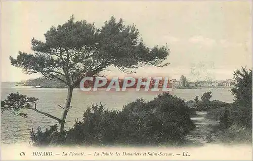 Ansichtskarte AK Dinard La Vicomte La Pointe des Douaniers et Saint Servan