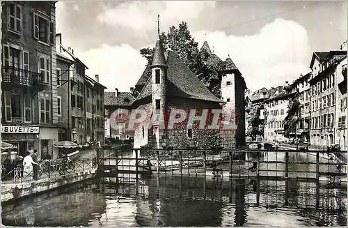 Moderne Karte Annecy Le Palais de l'Ile et le Canal du Thiou