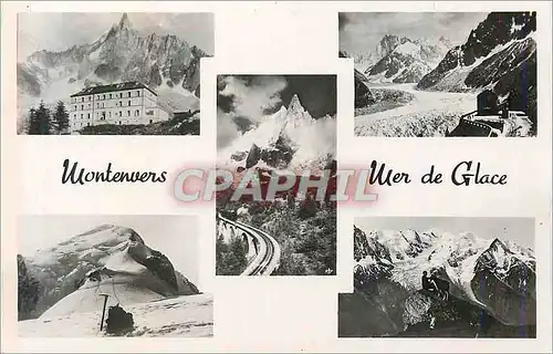 Cartes postales moderne Montenvers Mer de Glace