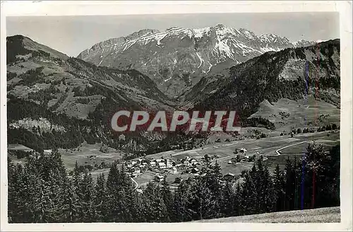 Moderne Karte Savoie Notre Dame de Bellecombe (1134 m) et la Chaine des Aravis