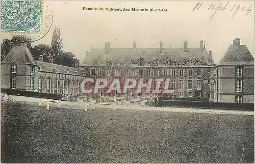 Cartes postales Facade du Chateau des Mesnuls (S et O)