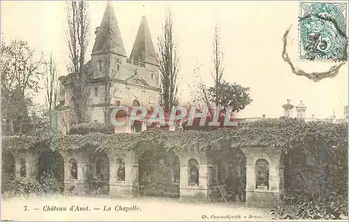 Cartes postales Chateau d'Anet La Chapelle