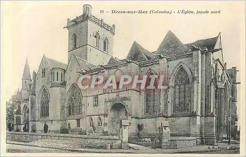Cartes postales Dives sur Mer (Calvados) L'Eglise Facade NOrd