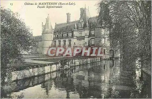 Cartes postales Chateau de Maintenon (Eure et Loir) Facade Septentrionale
