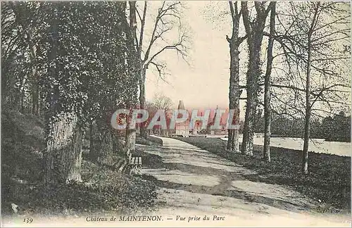 Cartes postales Chateau de Maintenon Vue Prise du Parc