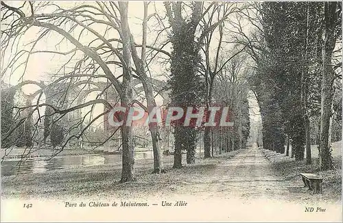 Cartes postales Parc du Chateau de Maintenon Une Allee