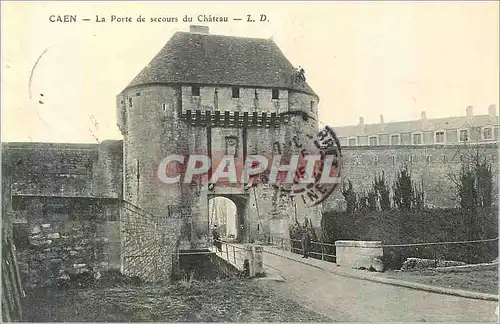 Ansichtskarte AK Caen La Porte de Secours du Chateau