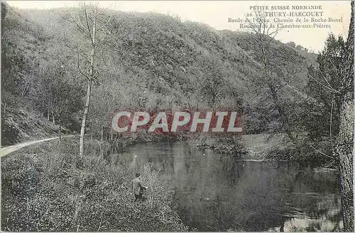 Ansichtskarte AK Thury Harcourt Petite Suisse Normande Bords de l'Orne Chemin de la Roche Bunel