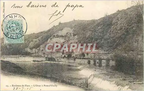 Ansichtskarte AK Environs de Flers L'Orne a Pont d'Ouilly