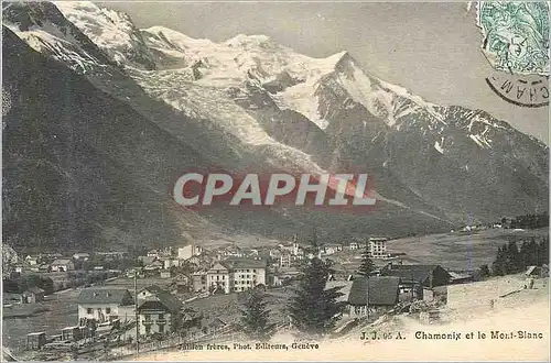 Cartes postales Chamonix et le Mont Blanc