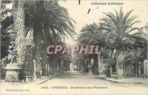 Cartes postales Hyeres Boulevard des Palmiers