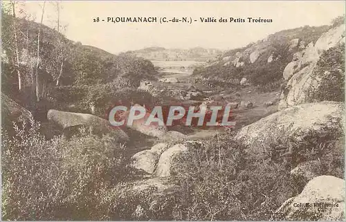 Cartes postales Ploumanach (C du N) Vallee des Petits Troerous