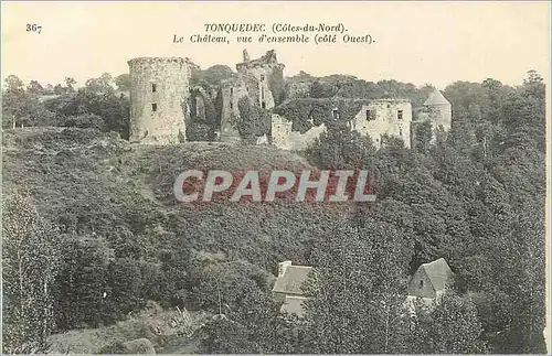 Ansichtskarte AK Tonquedec (Cotes du Nord) Le Chateau vue d'Ensemble (Cote Ouest)