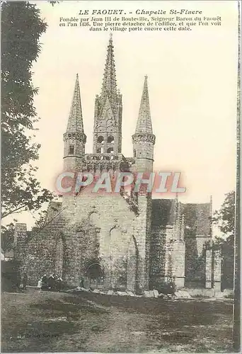 Cartes postales Le Faouet Chapelle St Fiacre