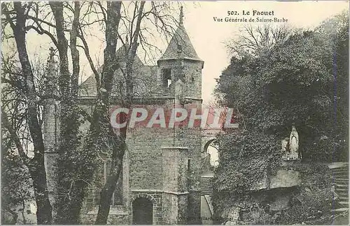 Cartes postales Le Faouet Vue Generale de Sainte Barbe