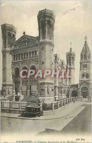 Ansichtskarte AK Fourviere L'Ancien Sanctuaire et la Basilique