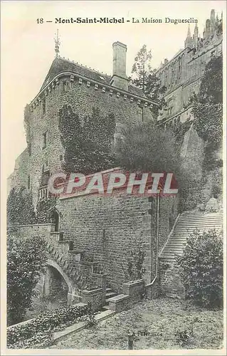 Cartes postales Mont Saint Michel La Maison Duguesclin