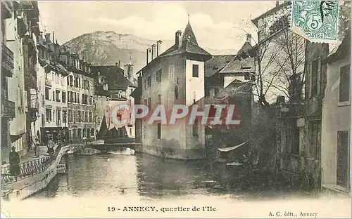 Cartes postales Annecy Quartier de l'Ile