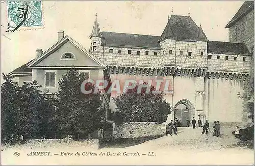 Cartes postales Annecy Entree du Chateau des Ducs de Genevois