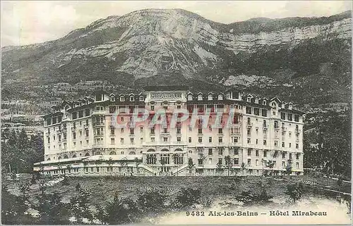 Cartes postales Aix les Bains Hotel Mirabeau