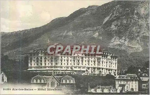 Cartes postales Aix les Bains Hotel Mirabeau