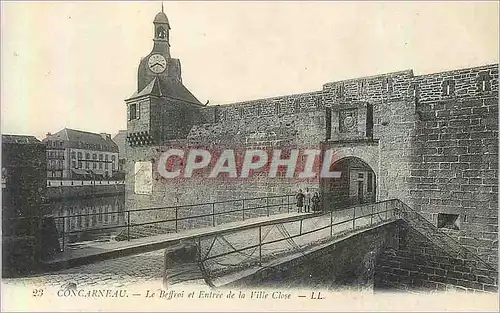 Ansichtskarte AK Concarneau Le Beffroi et l'Entree de la Ville Close