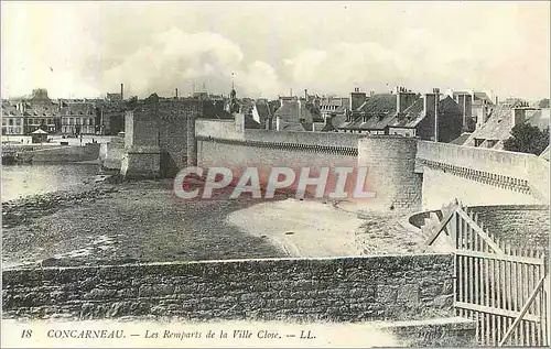 Ansichtskarte AK Concarneau Les Remparts de la Ville Close