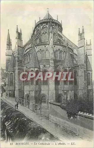 Ansichtskarte AK Bourges La Cathedrale L'Abside