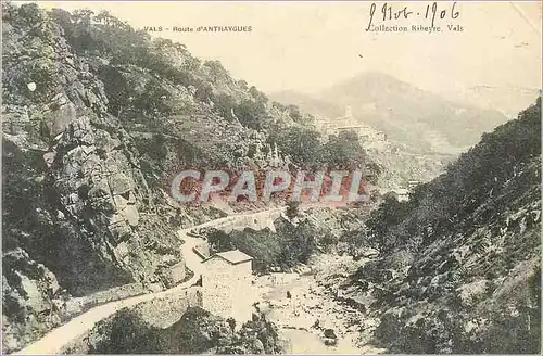 Cartes postales Vals Route d'Antraygues