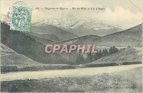 Cartes postales Bagneres de Bigorre Pic du Midi et Col d'Aspin
