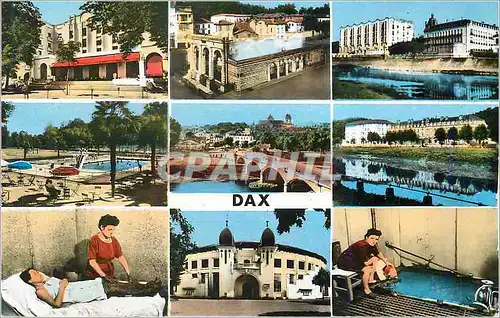 Moderne Karte Dax (Landes) Hotel Splendid Fontaine d'Eau Chaude 64°