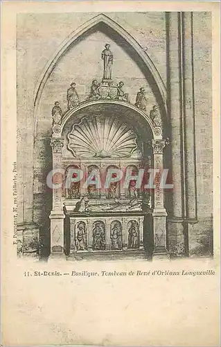 Cartes postales St Denis Basilique Tombeau de Rene d'Orleans Longueville