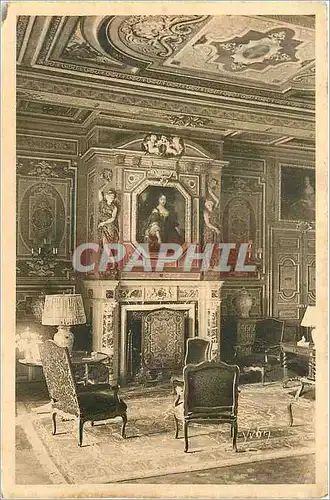 Cartes postales Chateau de Cheverny Chateau de la Loire La Douce France Cheminee du Grand Salon