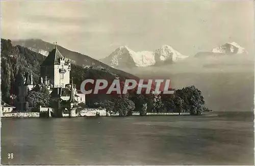 Moderne Karte Oberhofen am Thunersee