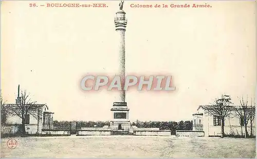 Cartes postales Boulogne sur Mer Colone de la Grande Armee