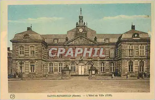 Cartes postales Sainte Menehould (Marne) L'Hotel de Ville (1730)