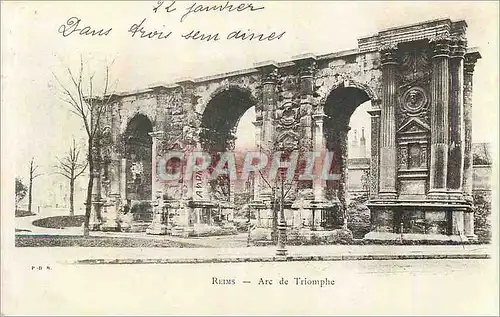 Ansichtskarte AK Reims Arc de Triomphe