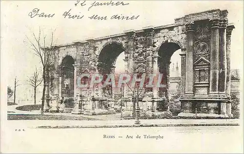 Cartes postales Reims Arc de Triomphe