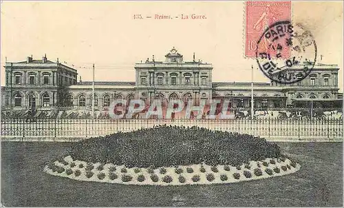 Cartes postales Reims La Gare