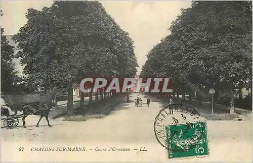 Cartes postales Chalons sur Marne Cours d'Ormesson
