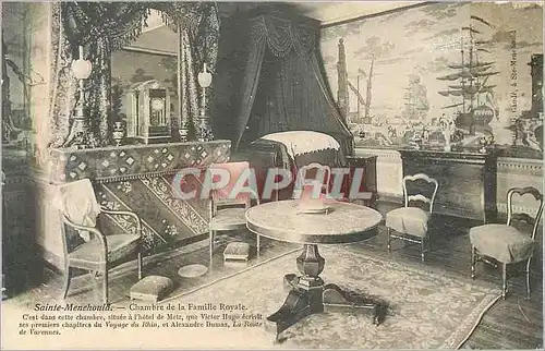 Cartes postales Sainte Menehould Chambre de la Famille Royale