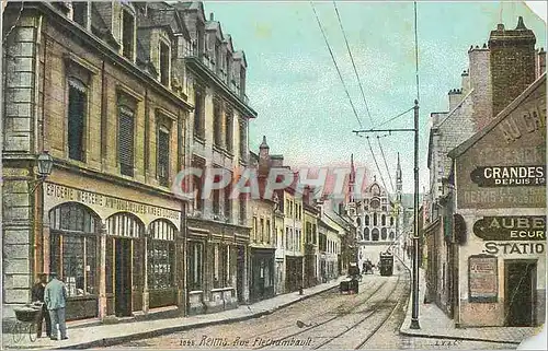 Cartes postales Reims Rue Flechambault Epicerie