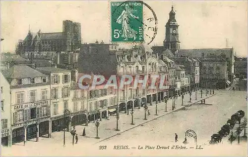 Cartes postales Reims La Place Drouet d'Erlon
