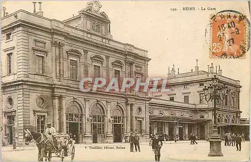 Cartes postales Reims La Gare