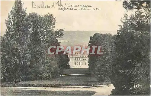 Cartes postales Boursault La Champagne Le Cathedrale et le Parc