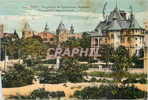 Cartes postales Reims Vue Generale des Etablissements Pommery