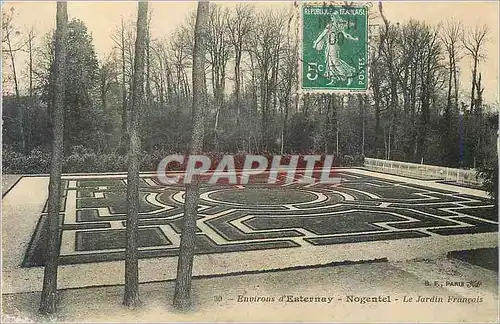 Ansichtskarte AK Environs d'Esternay Nogentel Le Jardin Francais