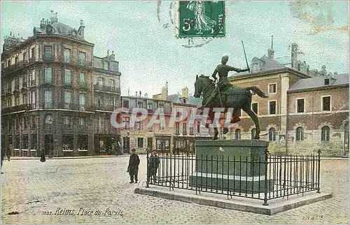 Cartes postales Reims Place du Parvis